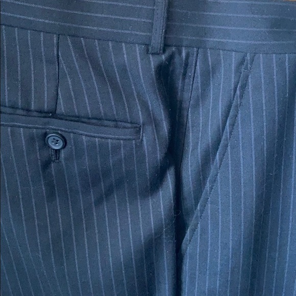 Selected Men’s White Pinstripe Suit - Picture 9 of 13